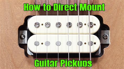 direct mounted pickups vs rings